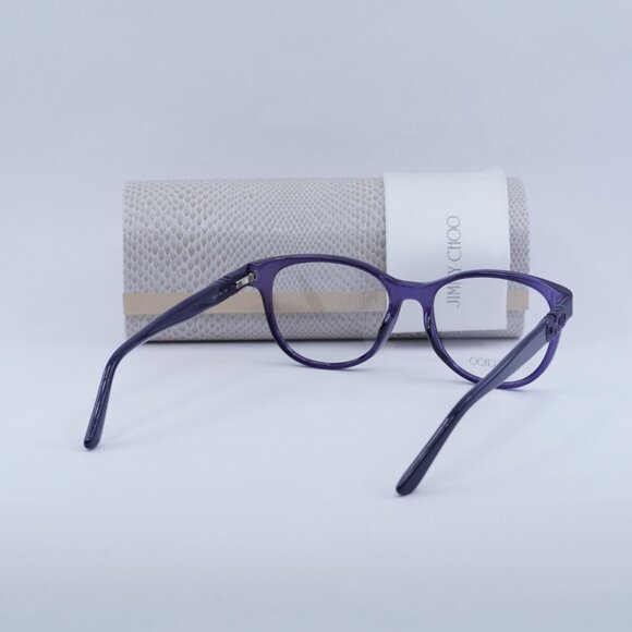 Final Price! Jimmy Choo JC241 0B3V 00 Violet Eyeglasses 52mm